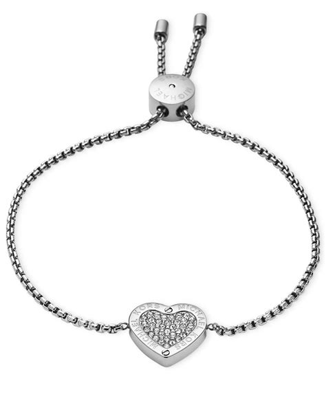 michael kors heart slider bracelet